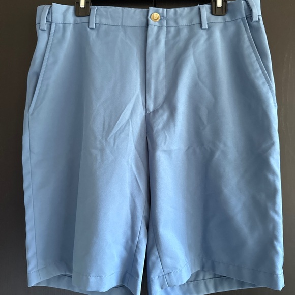 Jos. A. Bank Light Blue Flat Front Shorts - Picture 1 of 2